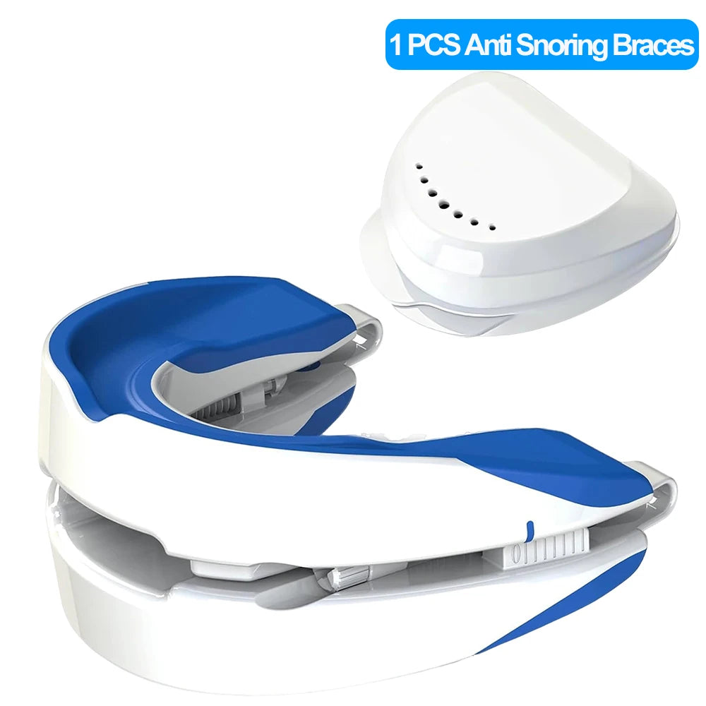 Adjustable Anti-Snoring Mouthpiece – Night Teeth Guard & Sleep Aid