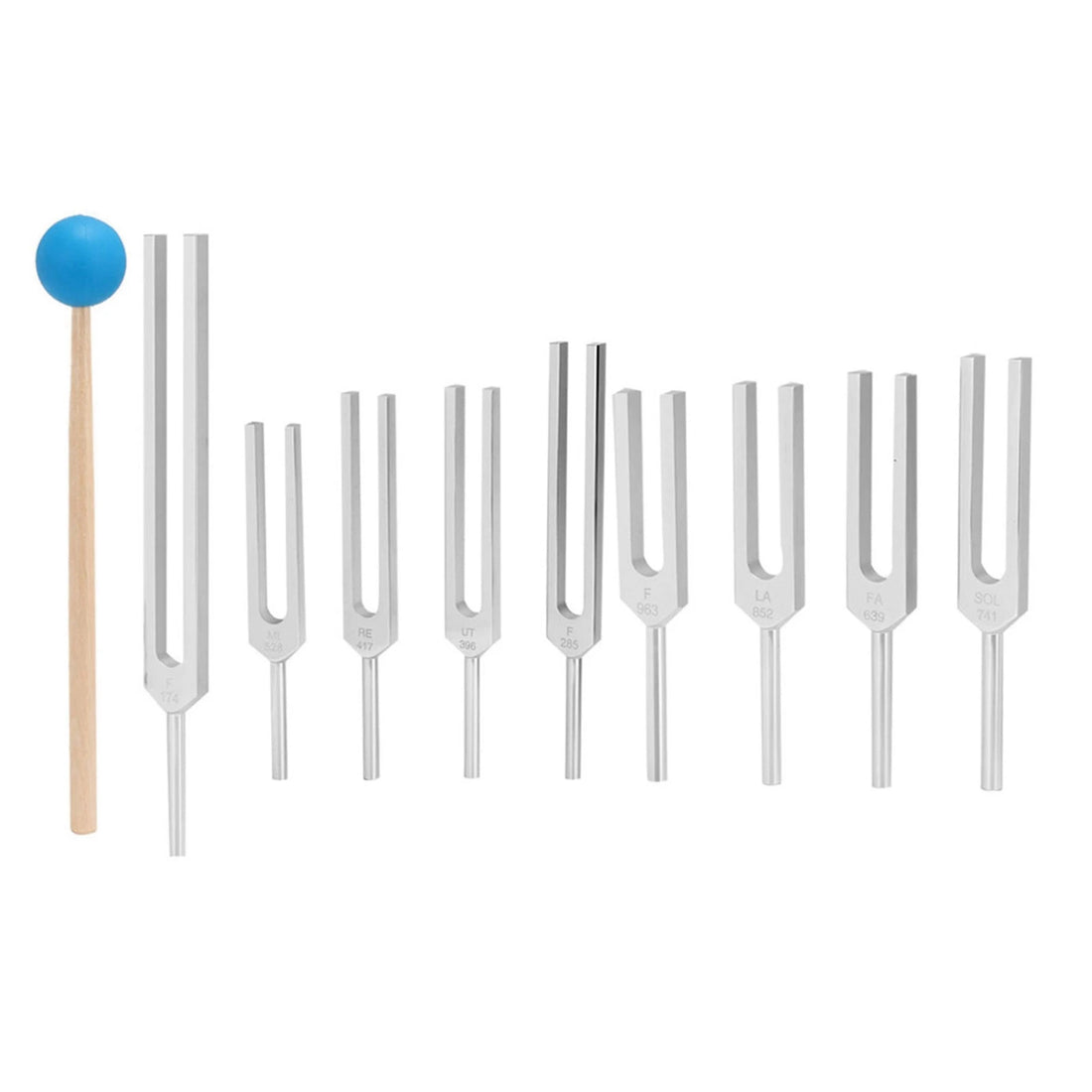 Aluminum Alloy Tuning Fork Set – Chakra Healing & Meditation Therapy