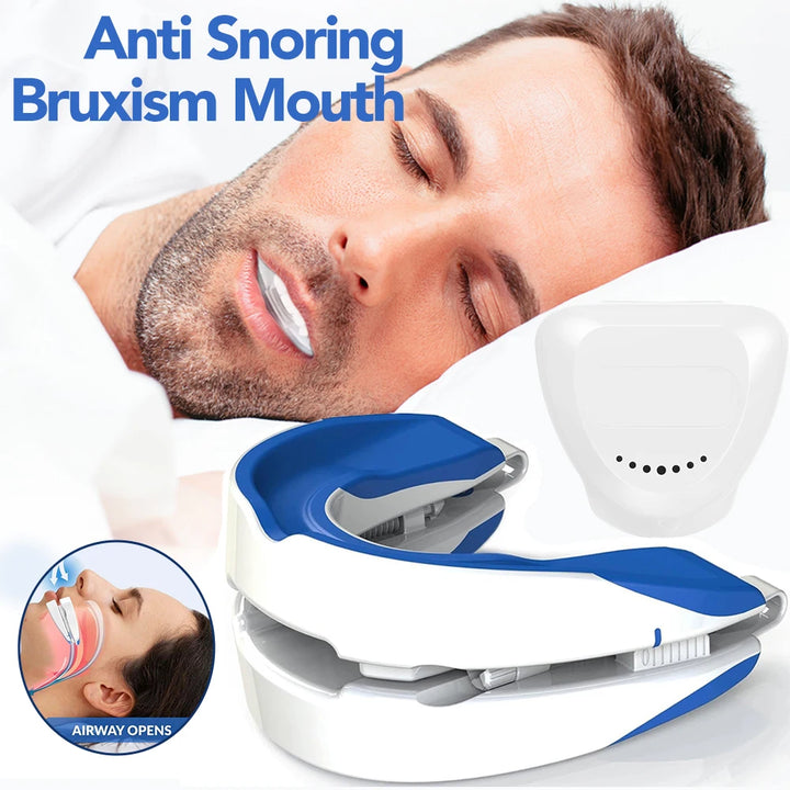 Adjustable Anti-Snoring Mouthpiece – Night Teeth Guard & Sleep Aid