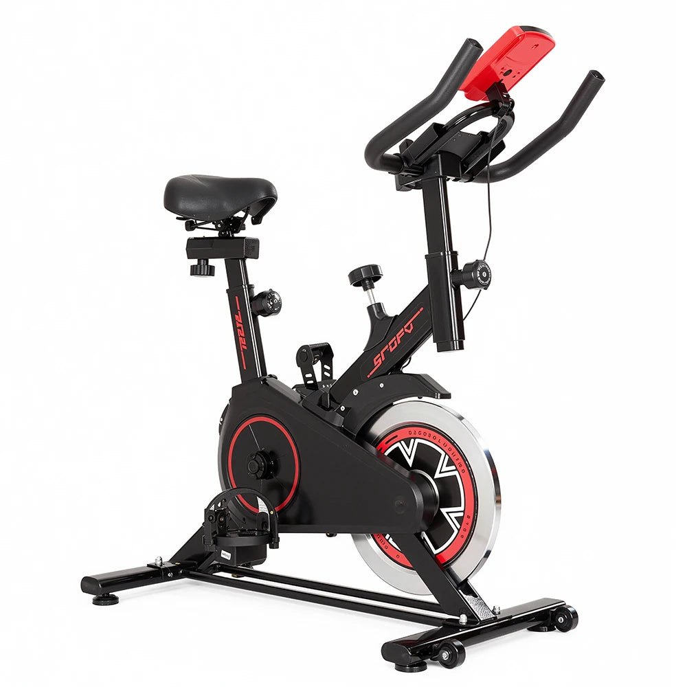 Silent Indoor Spin Bike – Adjustable Home Cardio Cycling Exercise Equipment