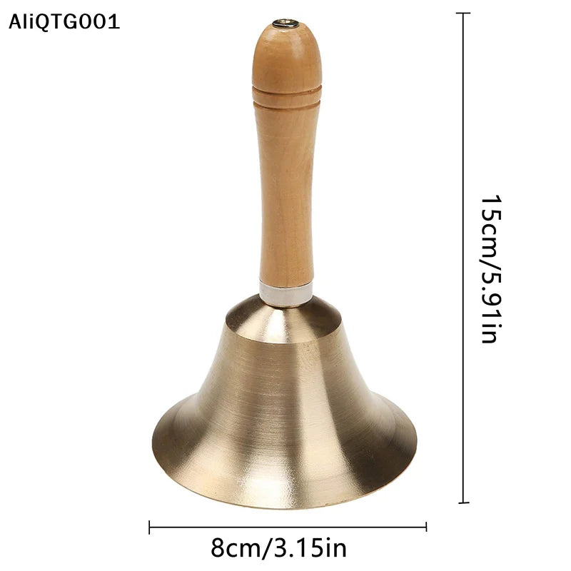 Super Loud Solid Brass Hand Bell – Call Bell for Home, Seniors & Meditation