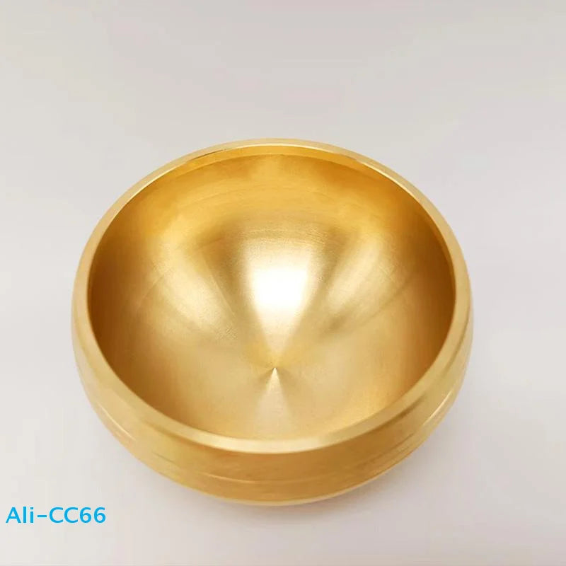 Brass Singing Bowl – Handmade Sanskrit Meditation & Healing Sound Bowl