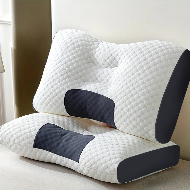 2PCS Massage Neck Pillow Set – Ergonomic Orthopedic Contour Support