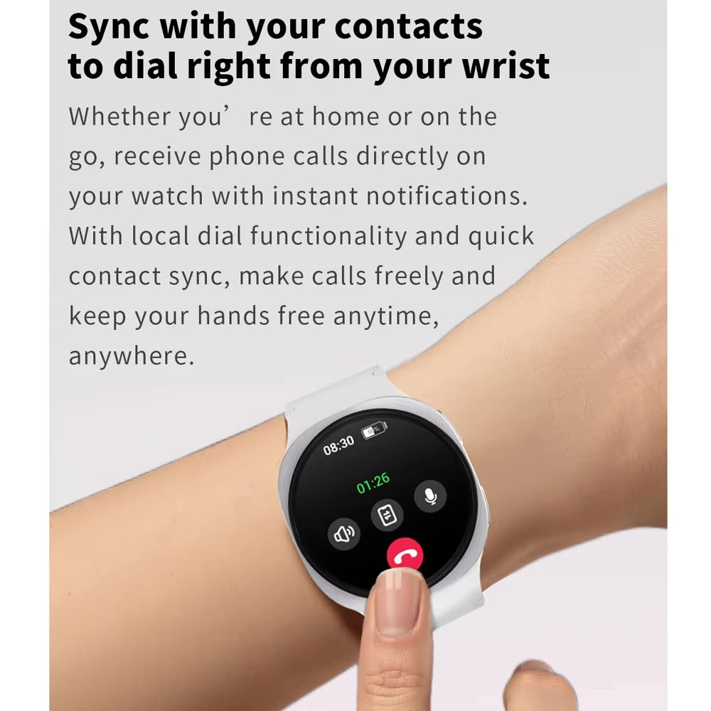 8 Mini Smart Watch – AMOLED HD, Bluetooth Call & GPS Fitness Tracker