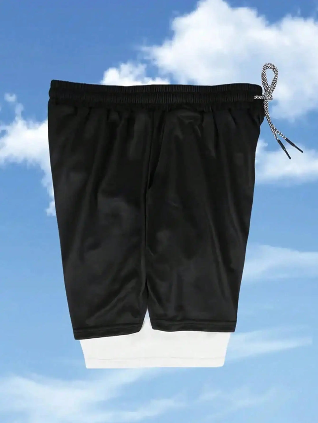 Men’s 2-in-1 Athletic Shorts – Quick-Dry Anime Print Gym & Basketball Shorts