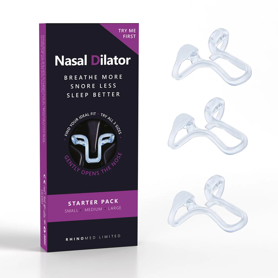 Silicone Anti-Snoring Nose Clip – Nasal Dilator for Better Sleep & Airflow