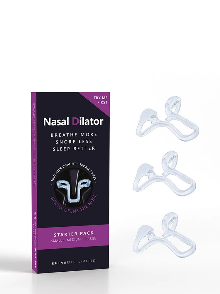 Silicone Anti-Snoring Nose Clip – Nasal Dilator for Better Sleep & Airflow