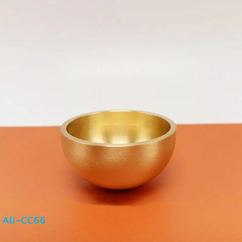 Brass Singing Bowl – Handmade Sanskrit Meditation & Healing Sound Bowl