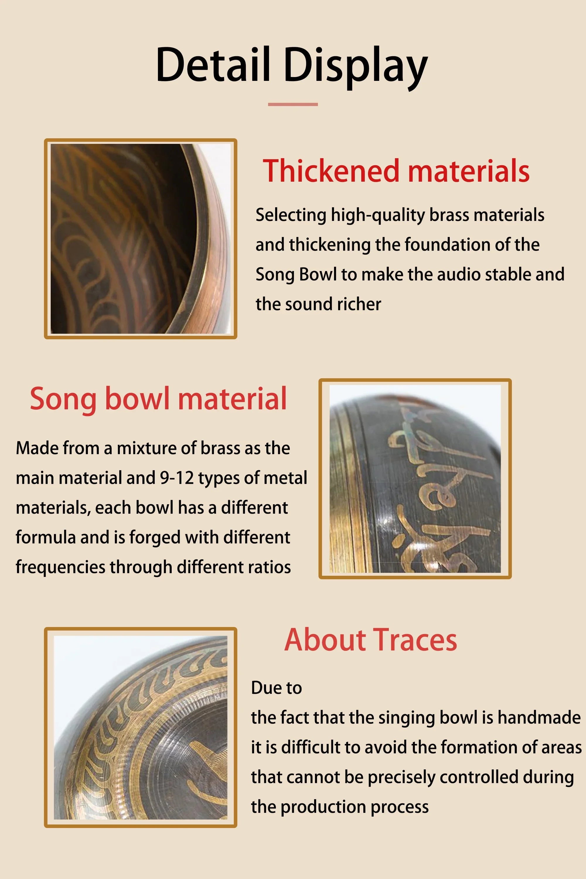 Tibetan Singing Bowl Set – Meditation & Chakra Healing Bowl (8.5–20cm)