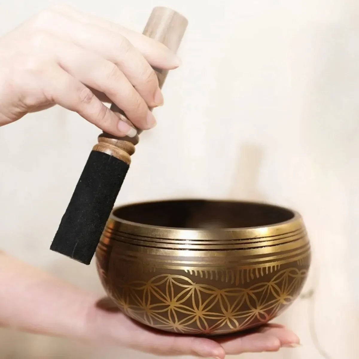 Miwayer Tibetan Singing Bowl Set – Meditation & Stress Relief Sound Bowl